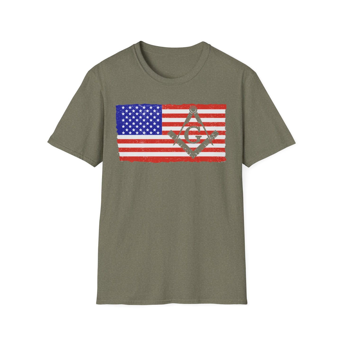American Flag/ Free Mason Tee