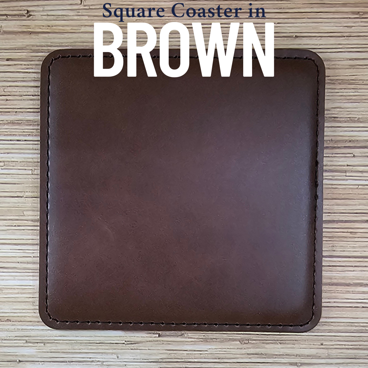 Leatherette Coasters- Customize!