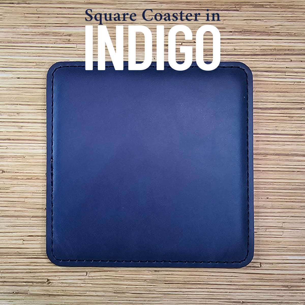 Leatherette Coasters- Customize!