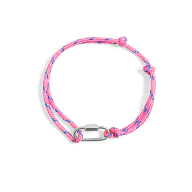 Carabiner Rope Charm Bracelet