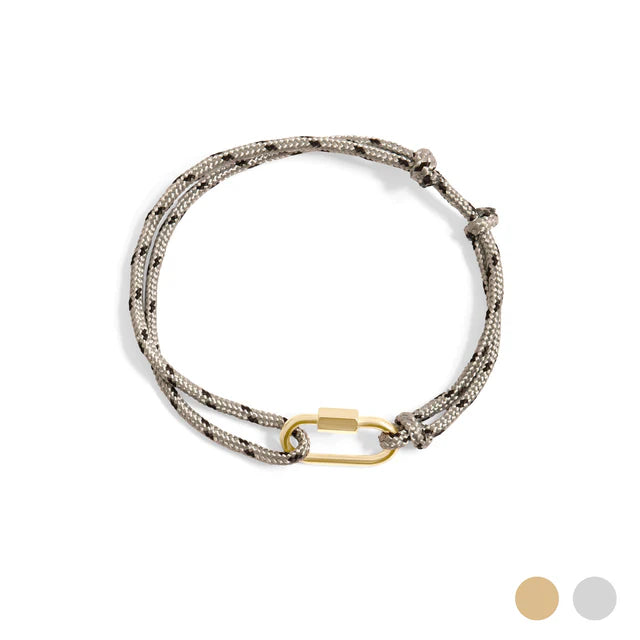 Carabiner Rope Charm Bracelet