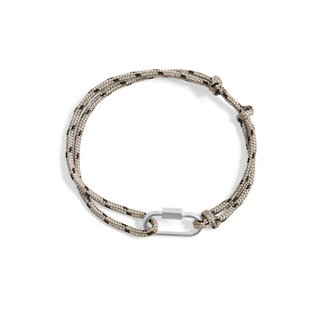 Carabiner Rope Charm Bracelet