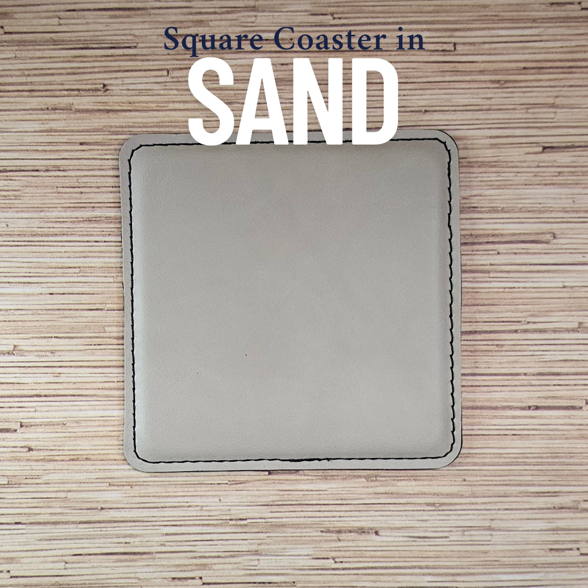Leatherette Coasters- Customize!