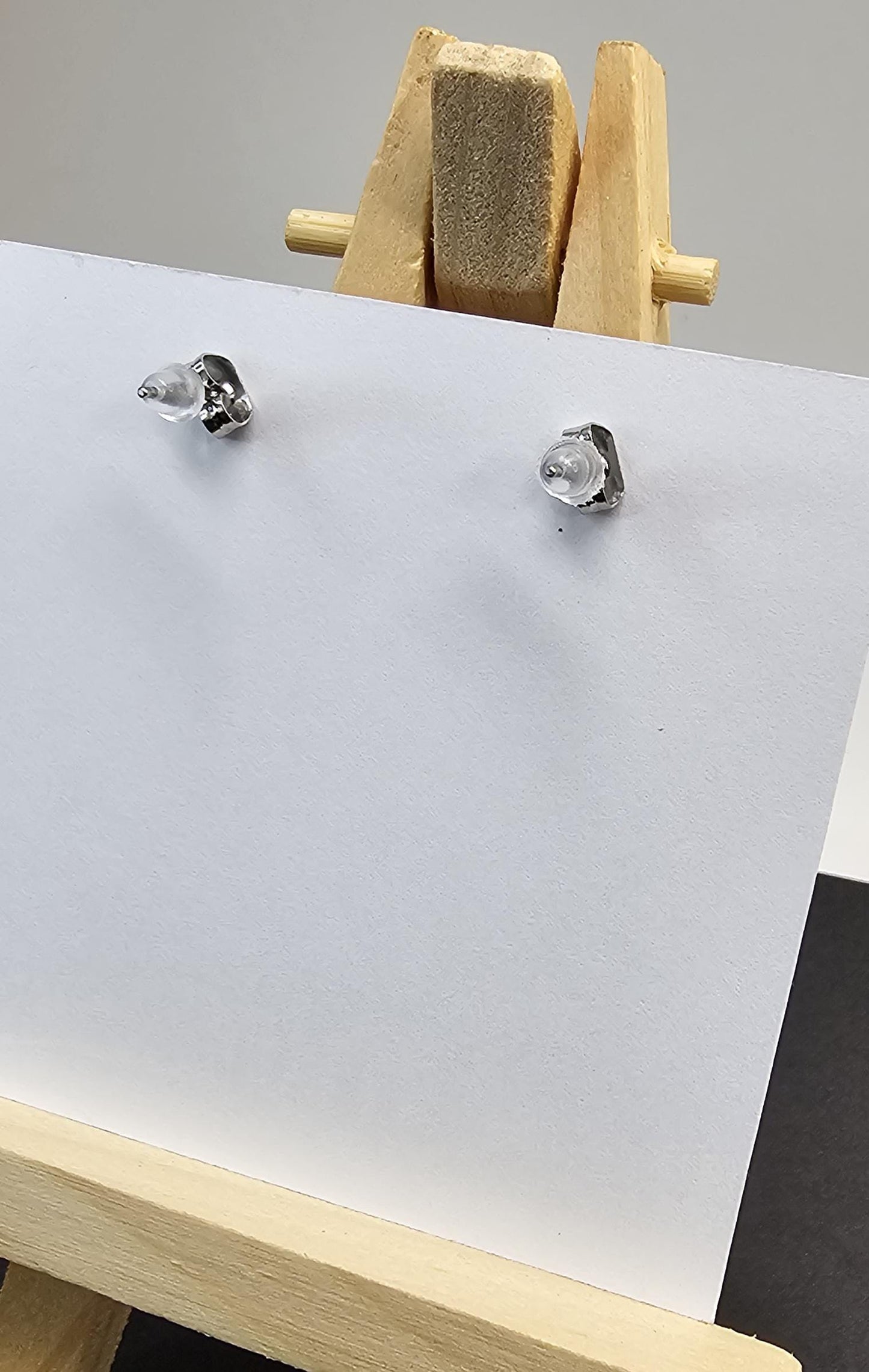 School Spirit Paw Print Stud Earrings