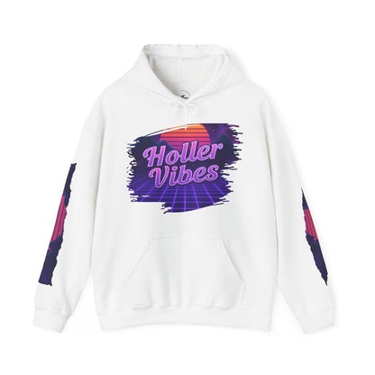 Holler Vibes Retro Graphic Hoodie