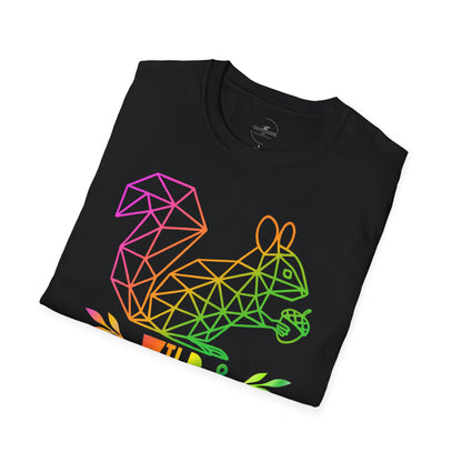 Wild & Rooted Geometric Squirrel T-Shirt