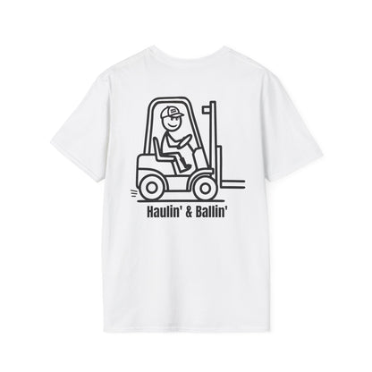 Southern Rizzms™ Haulin’ & Ballin’-Forklift Tee