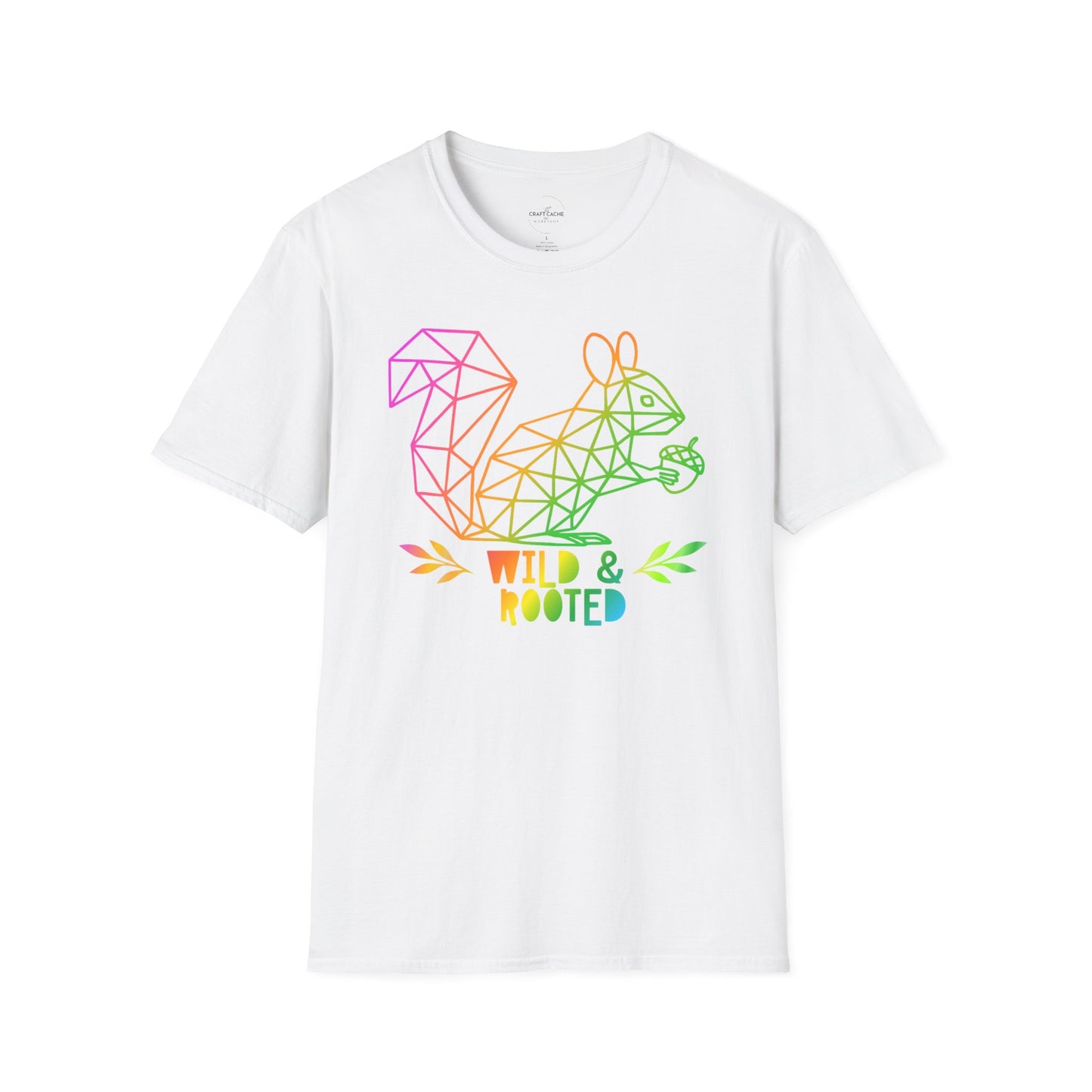 Wild & Rooted Geometric Squirrel T-Shirt