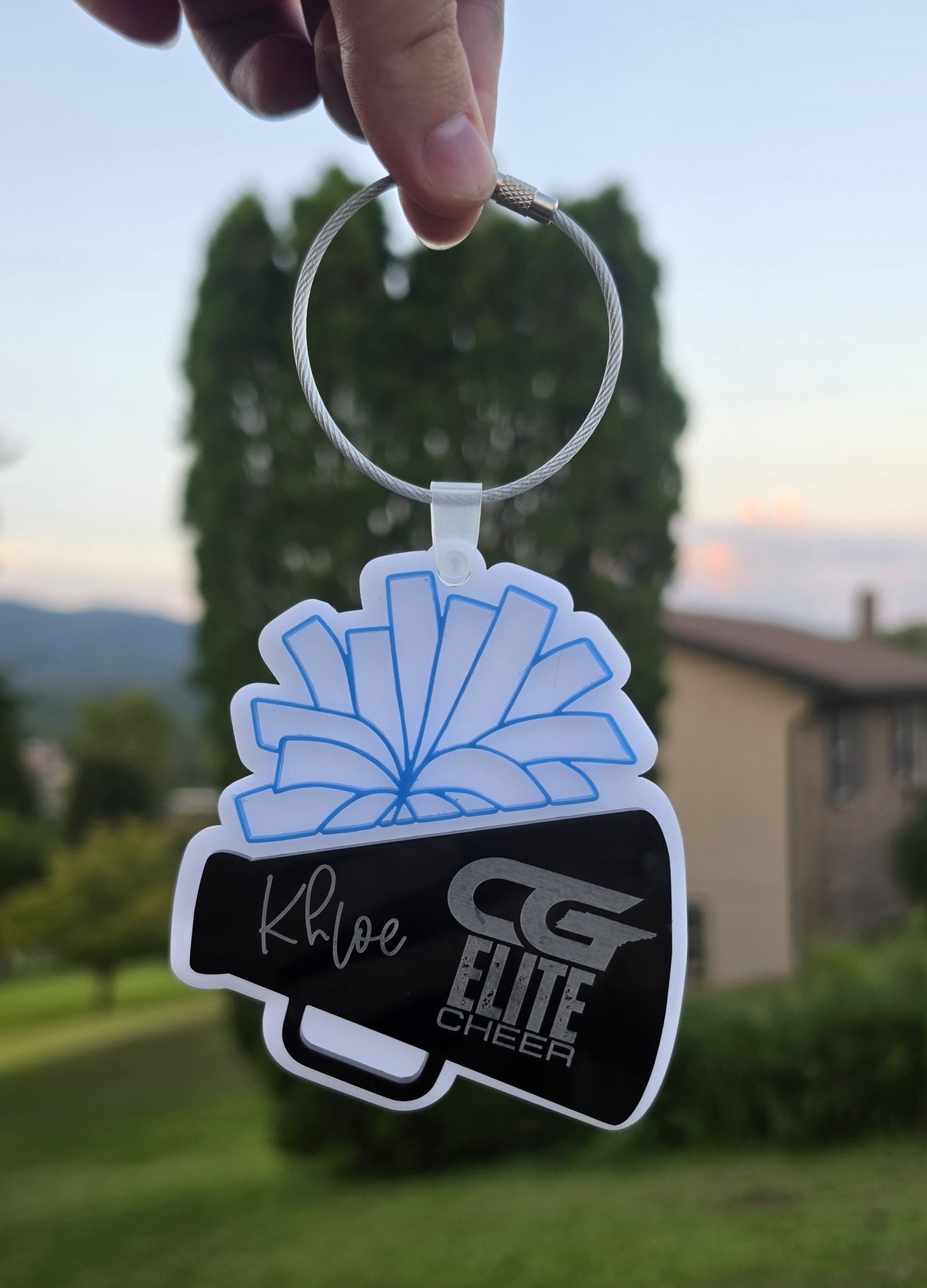 CG Elite Cheer Personalized Cheer Bag Tag