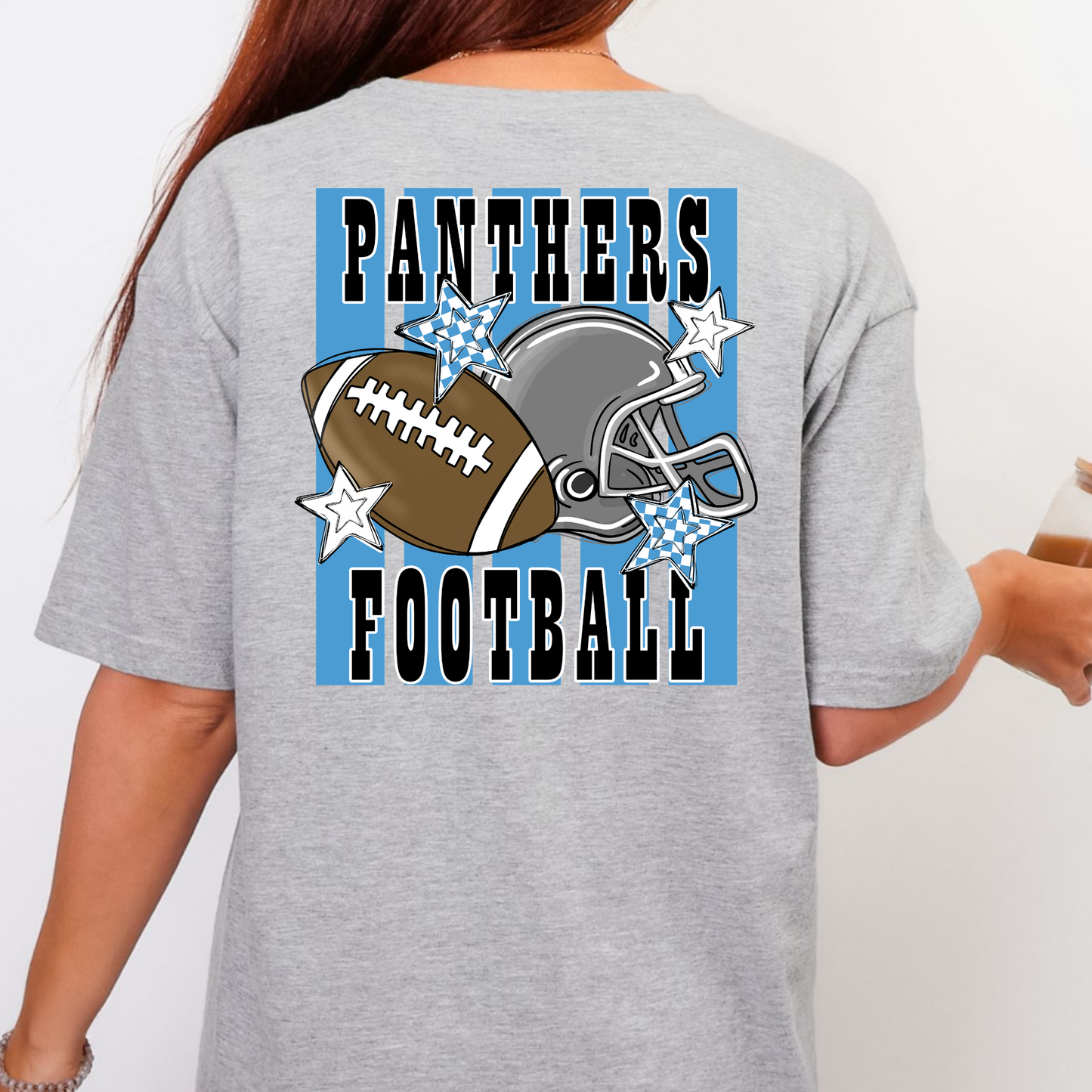 CGHS Panthers Striped Football Tee