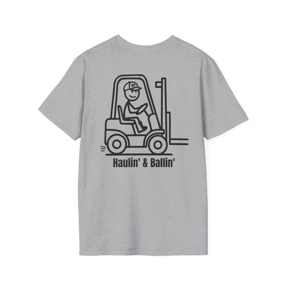 Southern Rizzms™ Haulin’ & Ballin’-Forklift Tee
