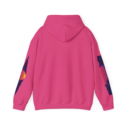 Holler Vibes Retro Graphic Hoodie