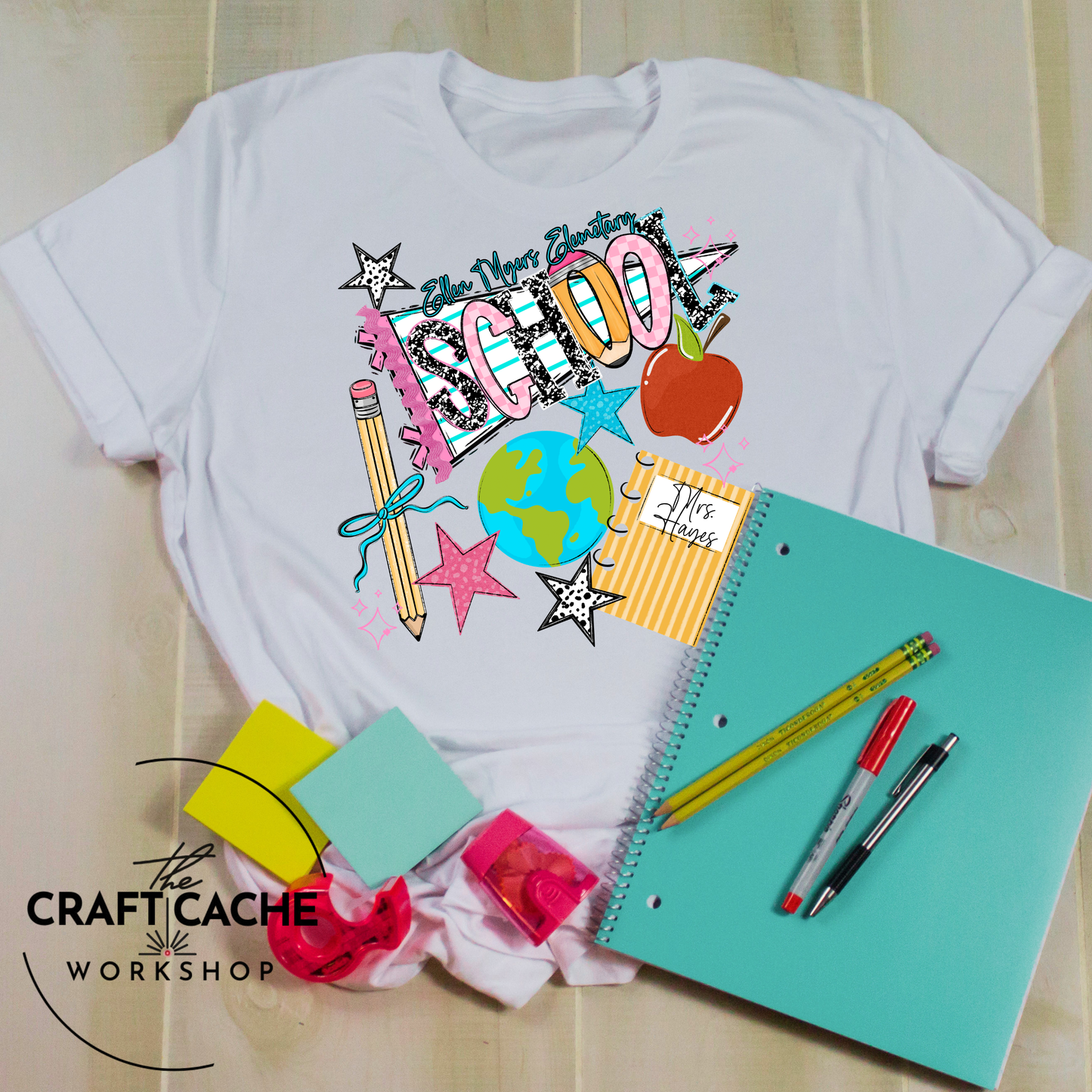 Back To School Pennant Tee | Custom