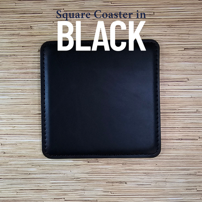 Leatherette Coasters- Customize!
