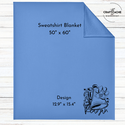 Personalized  Cheer Blanket