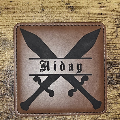 Leatherette Coasters- Customize!