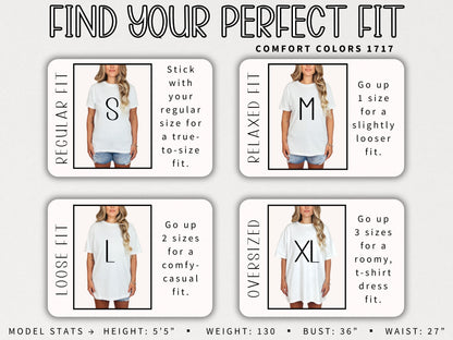 CGHS Cheer Sidelines Comfort Colors Tee