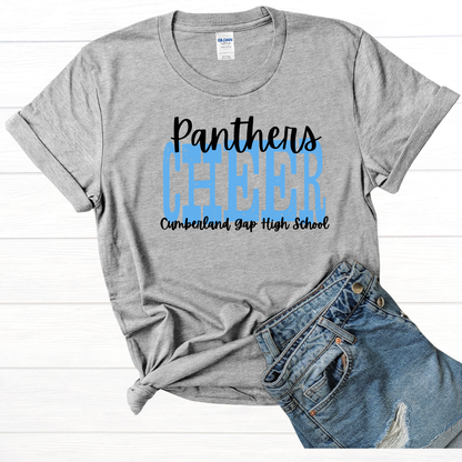CGHS Panthers CHEER-Custom Mascot Tee