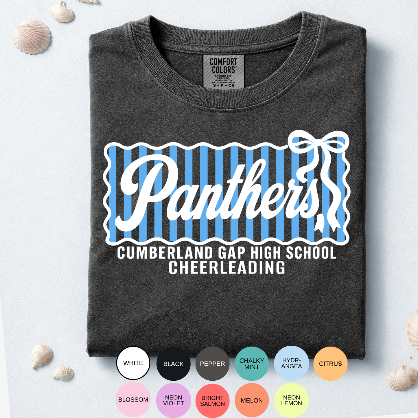 CGHS Panthers Comp Tee | Cheerleading | Comfort Colors