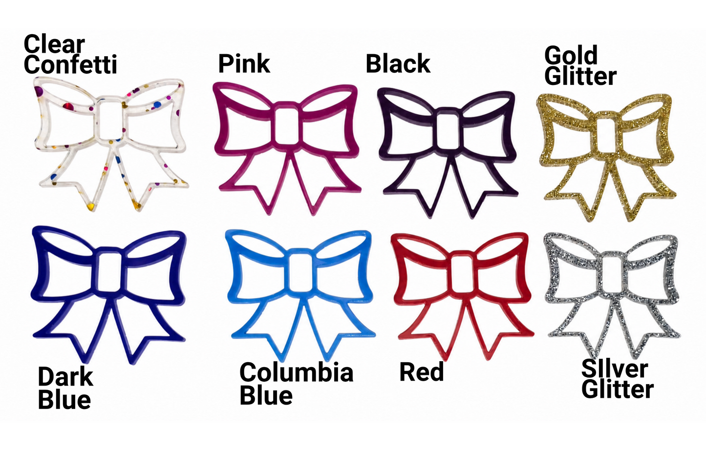 Personalized Cheer Megaphone with Bow Ornament
