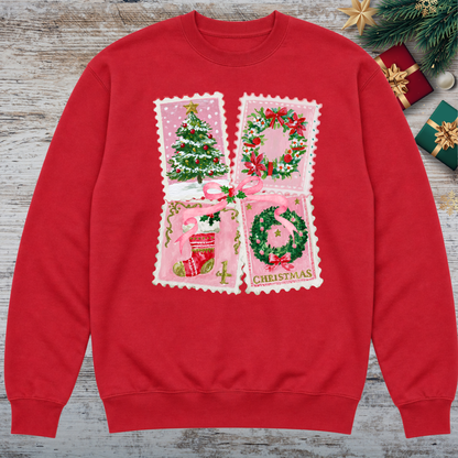 Red Christmas Sweatshirt| Choose Your Favorite Design