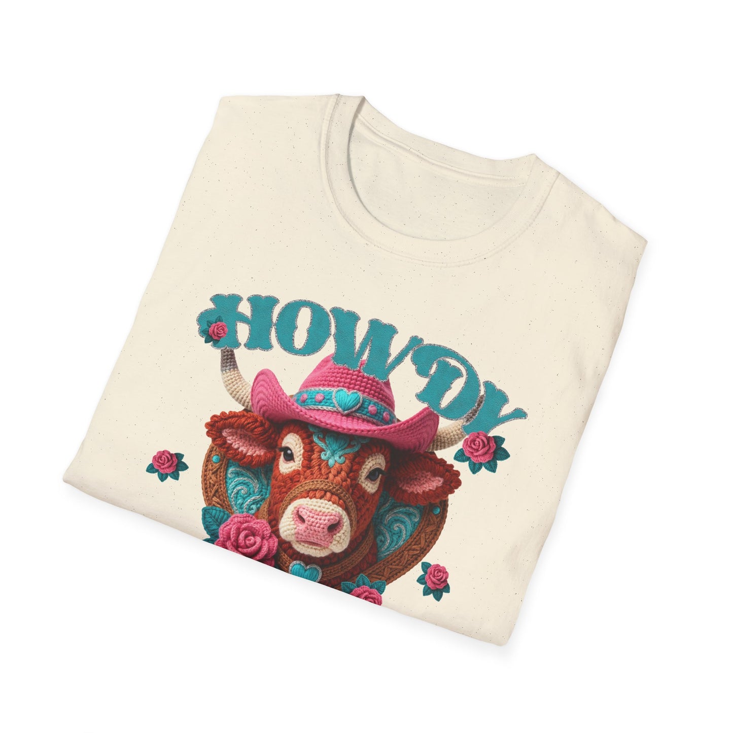 Howdy Valentine Cow Tee