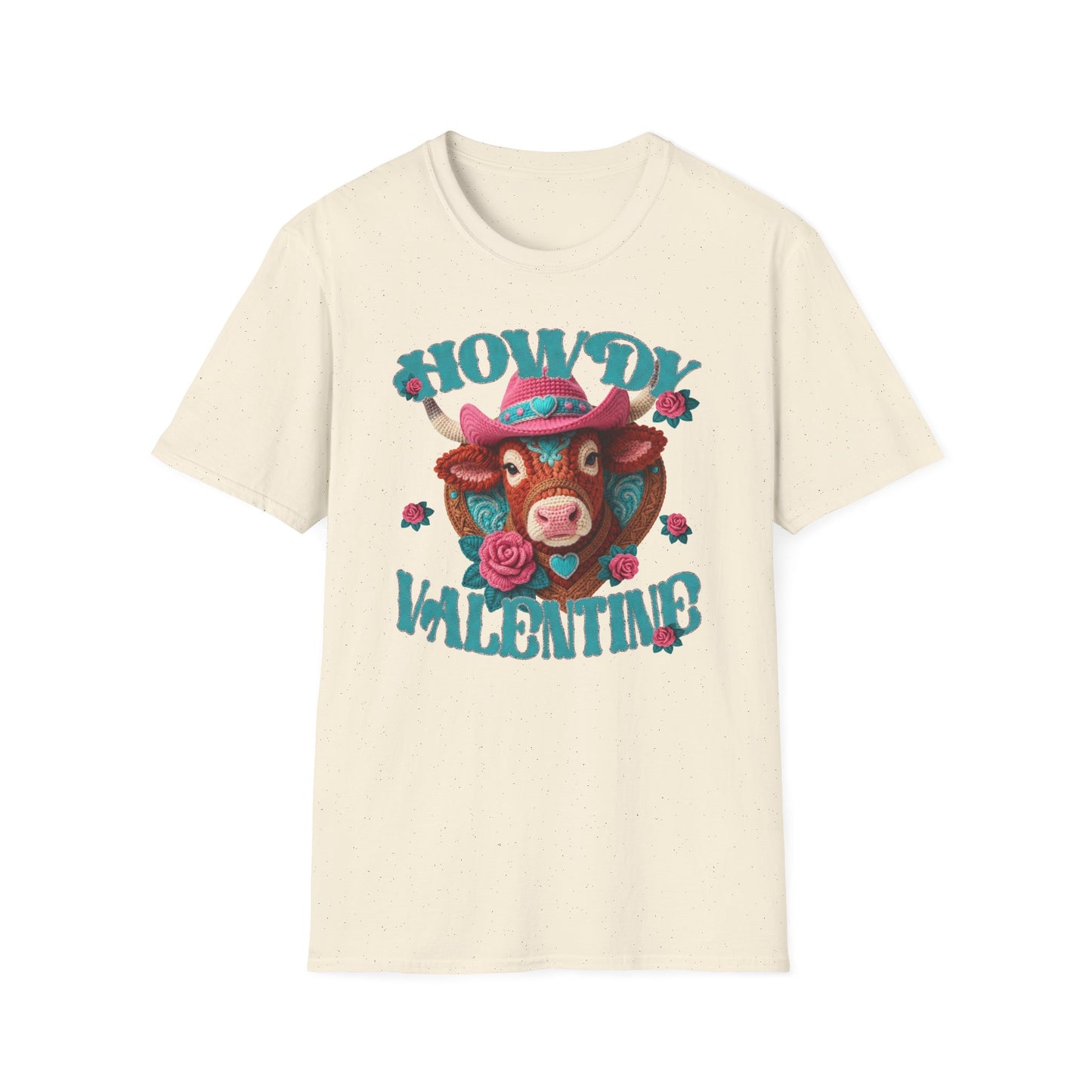 Howdy Valentine Cow Tee