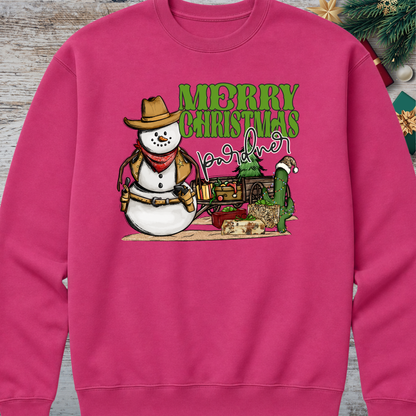 Cyber Pink Christmas Sweatshirt| Choose Your Favorite Design