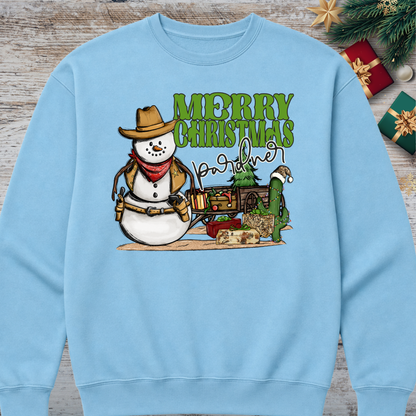 Sky Blue Christmas Sweatshirt| Choose Your Favorite Design