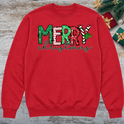 Red Christmas Sweatshirt| Choose Your Favorite Design