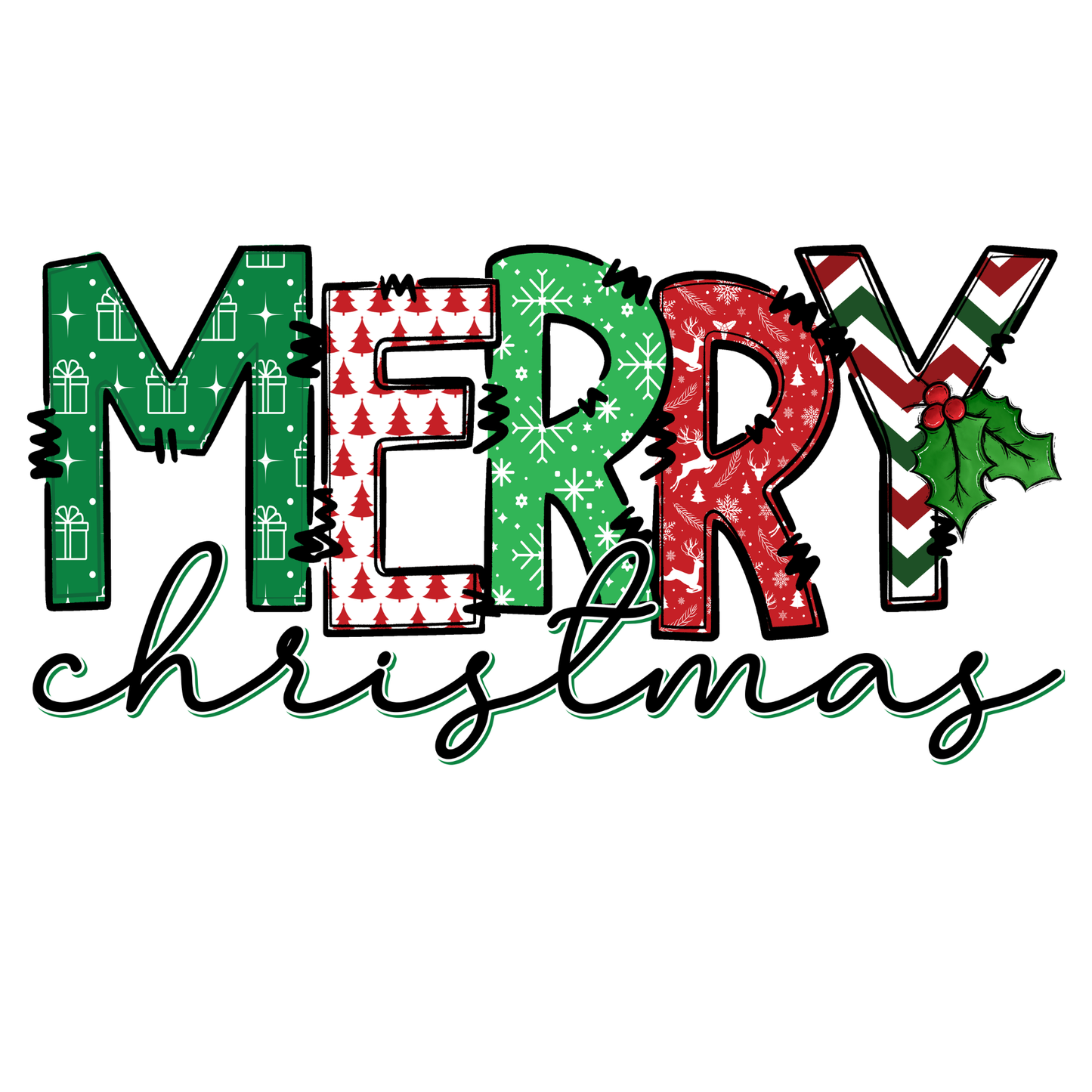 Red Christmas Sweatshirt| Choose Your Favorite Design