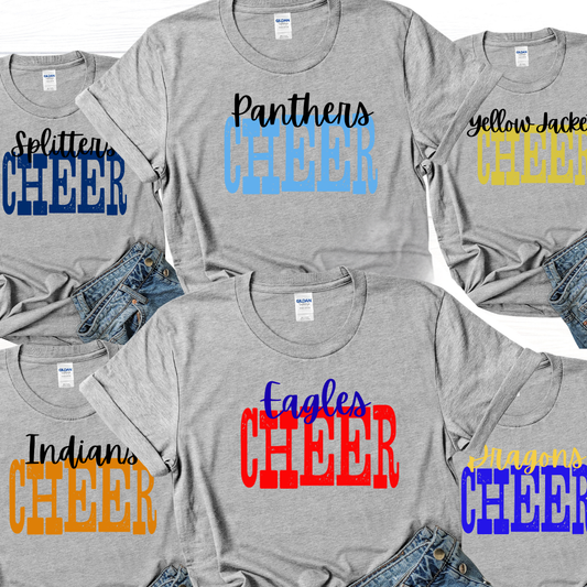 CHEER-Custom Mascot Tee