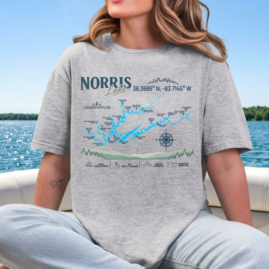 Norris Lake Customizable Adult Tee