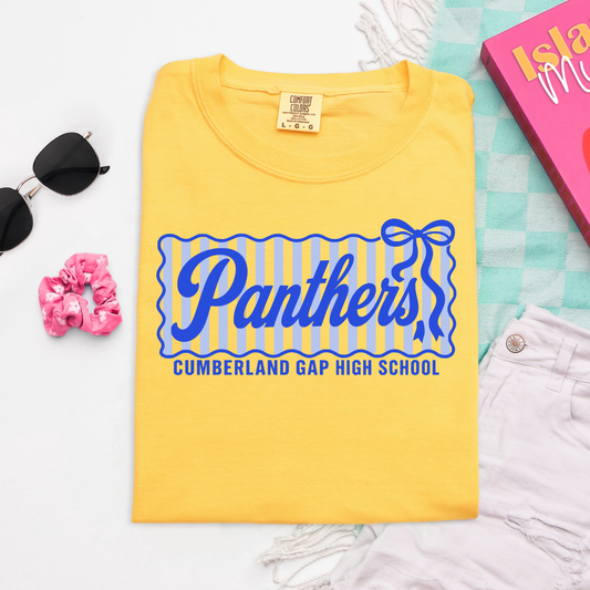 CGHS Panthers Comp| Citrus Comfort Colors Tee| Blue Print