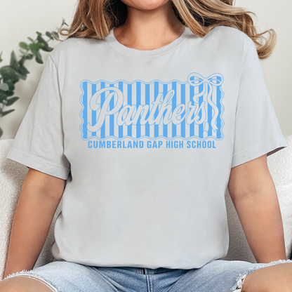 CGHS Panthers Comp| Silver Bella Canvas Tee| Blue Print