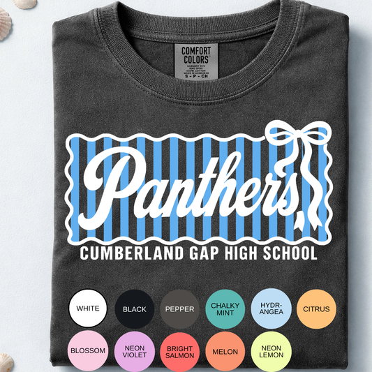 CGHS Panthers Comp Tee | Comfort Colors