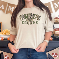 CGHS Panthers Camo Bow Tee
