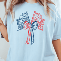 American Flag Bouquet Tee
