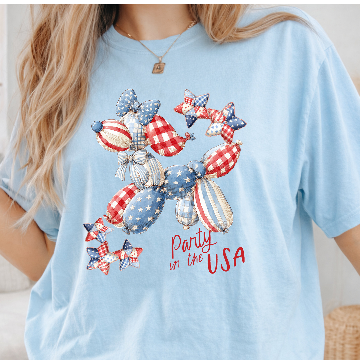 Party in the USA Balloon Dog Tee