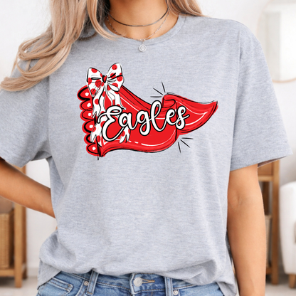 School Mascot Pennant Tee | Custom
