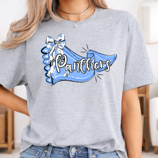 School Mascot Pennant Tee | Custom