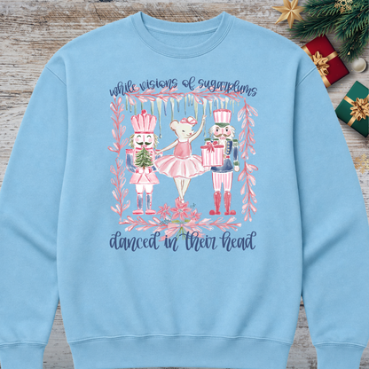 Sky Blue Christmas Sweatshirt| Choose Your Favorite Design