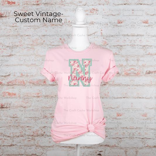 Sweet Vintage- Custom Name