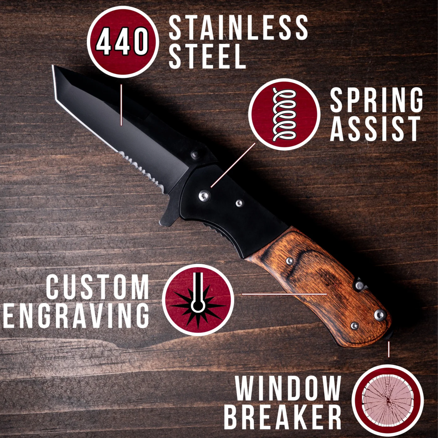 Custom Engraved Multi-Tool Knife