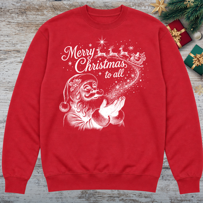 Red Christmas Sweatshirt| Choose Your Favorite Design