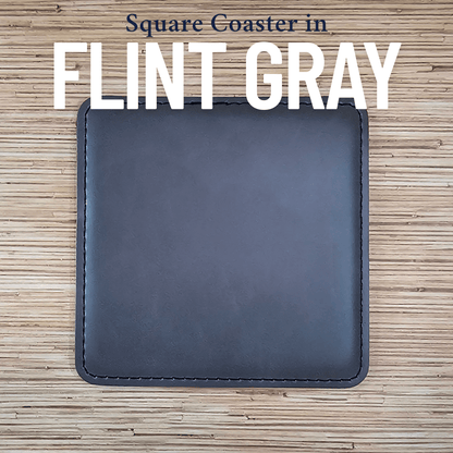 Leatherette Coasters- Customize!